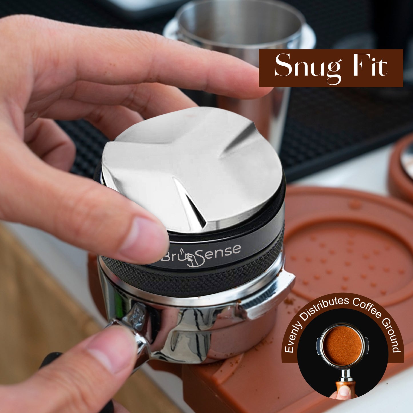 53mm Espresso Tamper & Distributor